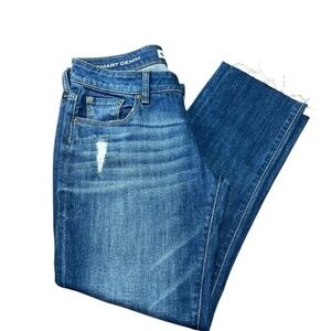 DL1961 Women's Blue Smart Denim Riley Boyfriend Relaxed Jeans 25